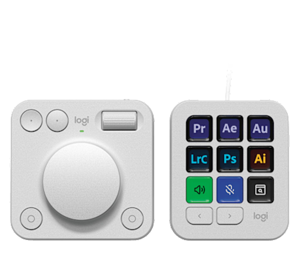 Logitech MX Creative Console Jasnoszary - 1371047 - zdjęcie 2